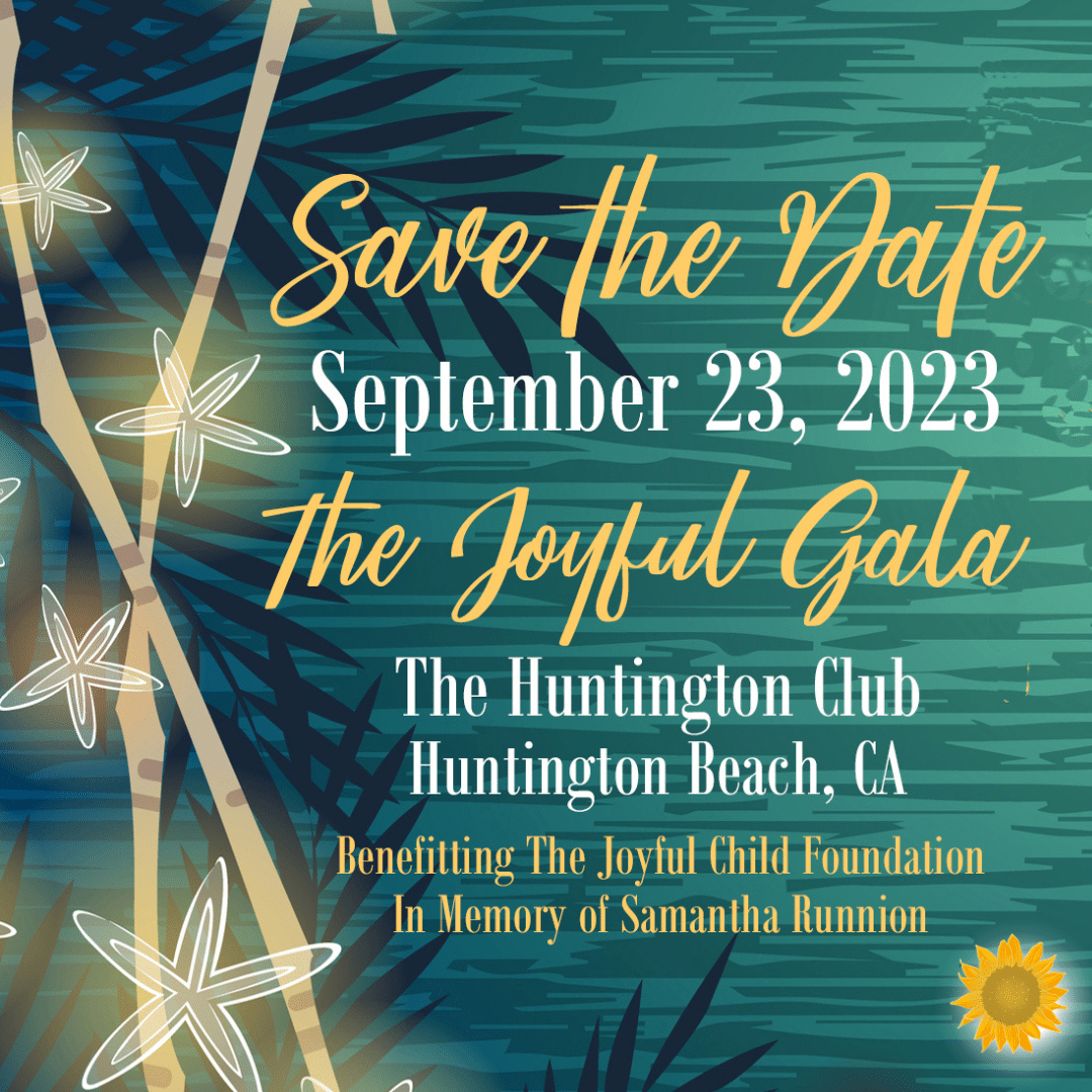 Save the Date for The Joyful Gala on 9/23/23 at The Huntington Club!